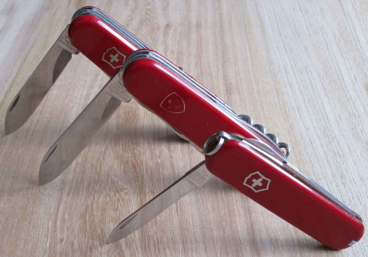 Schweizer Taschenmesser Victorinox Messsertest